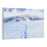 Obraz na płótnie 70x50 - Magia zimowych gór - zima, góry