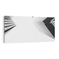 Obraz na płótnie 120x60 - Nowoczesna Dynamika - perspektywa, wieżowce