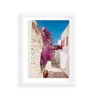 Plakat w ramie 50x70 - Chorwackie Wakacje - Chorwacja, wakacje - rama biała