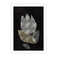 Plakat bez ramy 50x70 - Nocne Uniesienia - abstrakcyjny kwiat, mroczna atmosfera