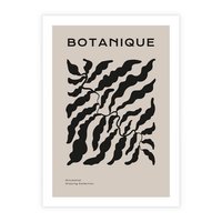 Plakat bez ramy 50x70 - Księga Odbić - abstrakcyjne liśćie, roślinne motywy