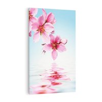 Obraz na płótnie 50x70 - Magia kwitnącej wiśni - kwitnąca, wiśnia