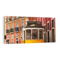Obraz na płótnie 120x60 - Urok tramwaju w Lizbonie - Lizbona, tramwaj