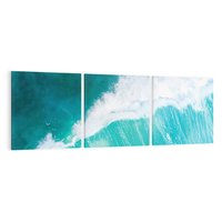 Obraz na płótnie 150x50 - Siła i Spokój - morze, ocean