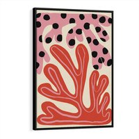 Obraz w ramie 50x70 - Księga Pastelowych Impulsów - abstrakcyjny obraz, plakat - rama czarna