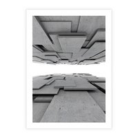 Plakat bez ramy 50x70 - Architektura 3D - architektura, 3D