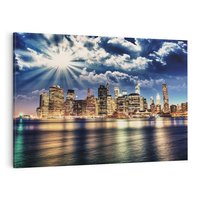 Obraz na płótnie 120x80 - Majestatyczny Manhattan - Nowy York, USA