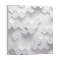 Obraz na płótnie 40x40 - Kreatywna Forma - geometryczny, 3D