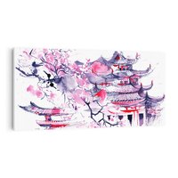 Obraz na płótnie 140x70 - Japońska Serenada: Obraz Azji w Twoim Domu - Japonia, obraz