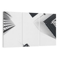 Obraz na płótnie 120x80 - Nowoczesna Dynamika - perspektywa, wieżowce