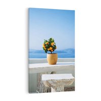 Obraz na płótnie 80x120 - Uroki Santorini - Santorini, Grecja