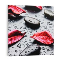 Obraz na płótnie 40x40 - Spa wśród Natury - spa, kamienie