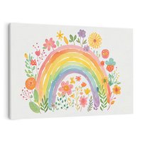 Obraz na płótnie 120x80 - Kwiatowe Marzenia - obraz do pokoju dziecka, dziewczynki