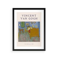 Plakat w ramie 30x40 - Reprodukcja van Gogha - vincent van gogh, reprodukcja - rama czarna