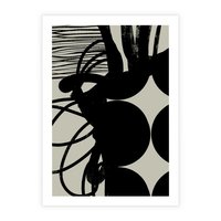 Plakat bez ramy 21x30 - Modernistyczne Refleksje - abstrakcja, mroczny klimat
