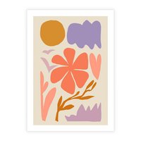 Plakat bez ramy 21x30 - Nowoczesne Światło - abstrakcyjny obraz, pastelowe kolory