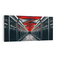 Obraz na płótnie 120x60 - Nieskończoność Przestrzeni - korytarz, perspektywa