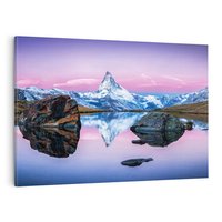 Obraz na płótnie 70x50 - Wielkość górskiego krajobrazu - lodowiec, góry