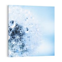 Obraz na płótnie 50x50 - Kwiatowa abstrakcja - abstrakcja, kwiat