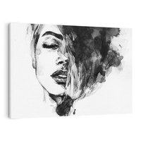 Obraz na płótnie 70x50 - Kobieta w akwareli - kobieta, akwarela