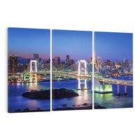 Obraz na płótnie 120x80 - Spotkanie Tradycji i Nowoczesności - Tokio, Japonia