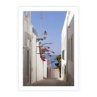 Plakat bez ramy 40x50 - Podróże w Czasie: Perspektywiczna Uliczka - uliczka, perspektywa