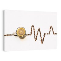 Obraz na płótnie 120x80 - Aromatyczna kawa: Złoto ziaren - kawa, ziarna