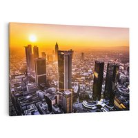 Obraz na płótnie 70x50 - Magiczny Frankfurt - miasto kontrastów - Frankfurt, Niemcy