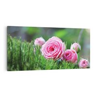 Obraz na płótnie 120x60 - Różane Ukojenie - róże, kwiaty