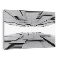 Obraz na płótnie 70x50 - Architektura 3D - architektura, 3D