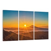 Obraz na płótnie 120x80 - Malownicze góry piękno krajobrazu - góry, krajobraz