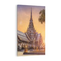 Obraz na płótnie 80x120 - Klasztor: Spokój Wschodnich Przestrzeni - klasztor, Azja