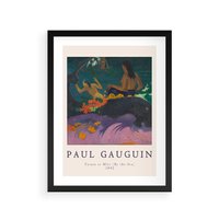 Plakat w ramie 50x70 - Paul Gauguin: Reprodukcja - Paul Gauguin, reprodukcja - rama czarna