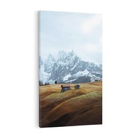 Obraz na płótnie 50x70 - Odkryj Ich Urok - góry, skandynawia