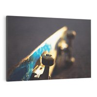 Obraz na płótnie 100x70 - Skateboardowa Pasja na Desce - deskorolka, skateboard