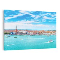 Obraz na płótnie 70x50 - Wenecja nad morzem: włoski romantyzm - Wenecja, Włochy
