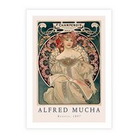 Plakat bez ramy 50x70 - Piękno Art Nouveau - plakat, obraz