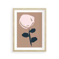 Plakat w ramie 40x50 - Niewytłumaczalne - abstrakcyjny obraz, plakat - rama drewno