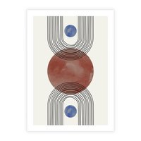 Plakat bez ramy 40x50 - Księga Impulsów - nowoczesny plakat, styl midcentury