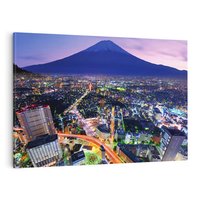 Obraz na płótnie 70x50 - Siła i spokój - wulkaniczne piękno Japonii - wulkan, japonia