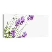 Obraz na płótnie 140x70 - Delikatny Urok - lawenda, kwiaty