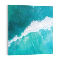 Obraz na płótnie 50x50 - Siła i Spokój - morze, ocean