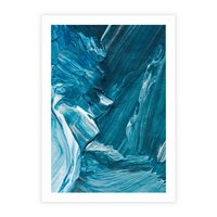 Plakat bez ramy 21x30 - Wyrazista abstrakcja w akwareli - abstrakcja, akwarela