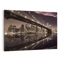 Obraz na płótnie 120x80 - ikona Nowego Jorku - most, Nowy Jork