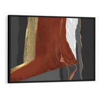 Obraz w ramie 70x50 - Abstrakcyjna impresja - abstrakcja, nowoczesny - rama czarna