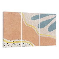 Obraz na płótnie 120x80 - Tańczący w deszczu pigmentów - abstrakcyjne formy, rozlane farby