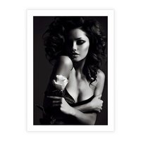 Plakat bez ramy 50x70 - Piękno kobiecego aktu uchwycone - kobieta, akt