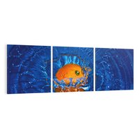 Obraz na płótnie 90x30 - Pomarańcza Owoce - pomarańcza, owoce