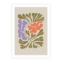 Plakat bez ramy 50x70 - Bezgraniczne Impresje - kwiaty, abstrakcja