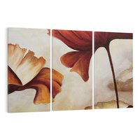 Obraz na płótnie 120x80 - Sztuka Kwiatów - kwiaty, sztuka